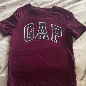 GAP Kids Burgundy Short Sleeve Tee